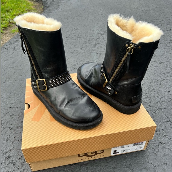 UGG Shoes - Women’s Black Crystal Ugg Boots